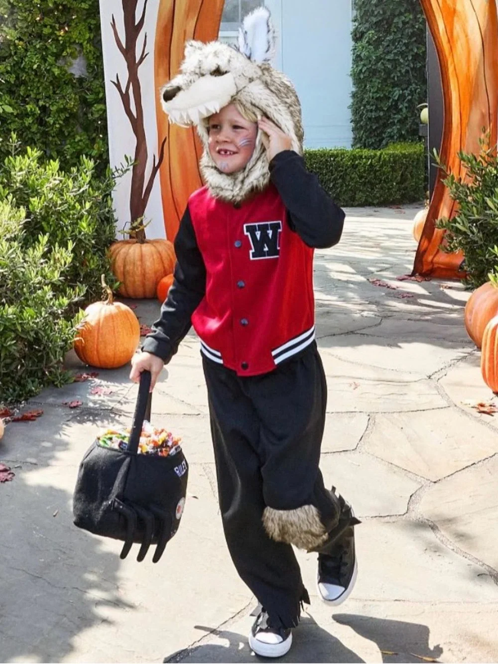 Pottery Barn Varsity Werewolf Halloween Costume with Sound